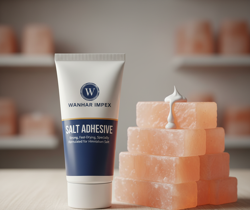 Himalayan salt adhesive tube with salt bricks